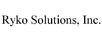 RYKO SOLUTIONS, INC.