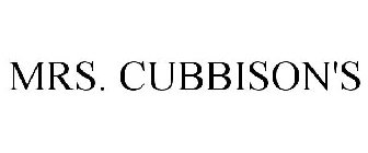 MRS. CUBBISON'S