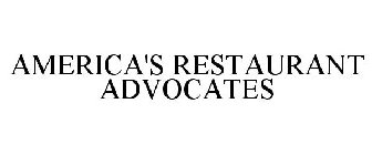 AMERICA'S RESTAURANT ADVOCATES