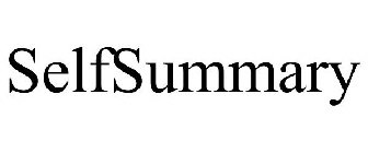 SELFSUMMARY