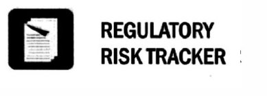 REGULATORY RISK TRACKER