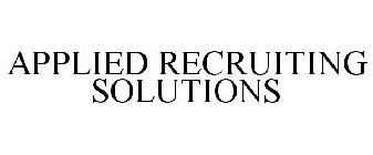 APPLIED RECRUITING SOLUTIONS