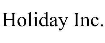 HOLIDAY INC.