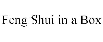 FENG SHUI IN A BOX
