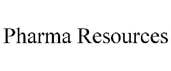 PHARMA RESOURCES