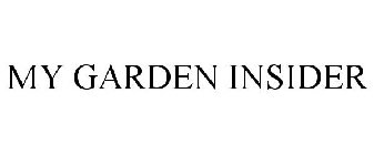 MY GARDEN INSIDER