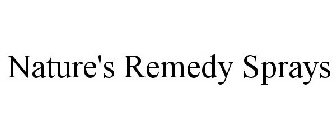 NATURE'S REMEDY SPRAYS