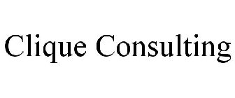 CLIQUE CONSULTING