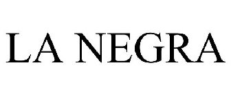 LA NEGRA