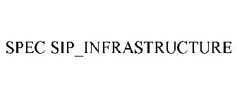 SPEC SIP_INFRASTRUCTURE