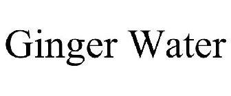 GINGER WATER