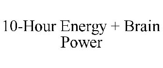 10-HOUR ENERGY + BRAIN POWER