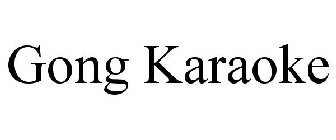 GONG KARAOKE