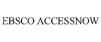 EBSCO ACCESSNOW