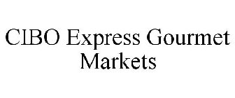 CIBO EXPRESS GOURMET MARKETS