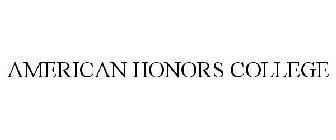 AMERICAN HONORS COLLEGE