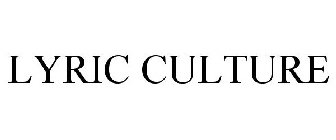 LYRIC CULTURE