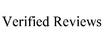 VERIFIED REVIEWS