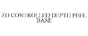 ZO CONTROLLED DEPTH PEEL BASE