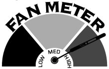 FAN METER LOW MED HIGH