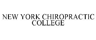 NEW YORK CHIROPRACTIC COLLEGE