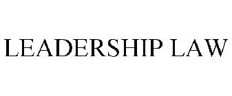 LEADERSHIP LAW