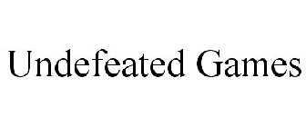 UNDEFEATED GAMES
