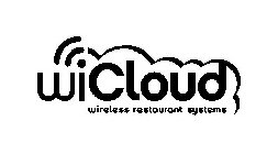 WICLOUD WIRELESS RESTAURANT SYSTEMS