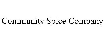 COMMUNITY SPICE COMPANY