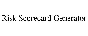 RISK SCORECARD GENERATOR