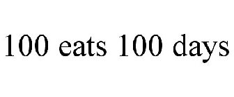 100 EATS 100 DAYS