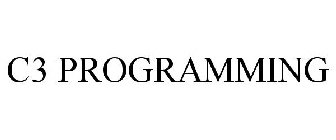 C3 PROGRAMMING