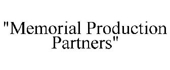 MEMORIAL PRODUCTION PARTNERS