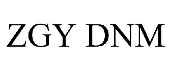 ZGY DNM