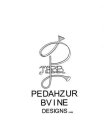 PJHBB PEDAHZUR BVINE DESIGNS