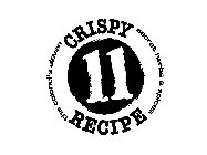 11 THE COLONEL'S ELEVEN CRISPY SECRET HERBS & SPICES RECIPE