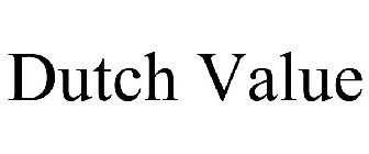 DUTCH VALUE