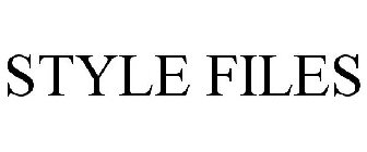 STYLE FILES