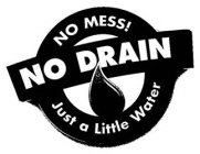 NO MESS! NO DRAIN JUST A LITTLE WATER