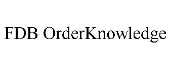 FDB ORDERKNOWLEDGE