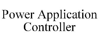 POWER APPLICATION CONTROLLER