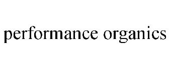 PERFORMANCE ORGANICS