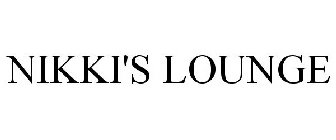 NIKKI'S LOUNGE