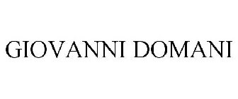 GIOVANNI DOMANI