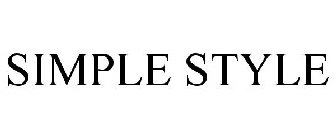 SIMPLE STYLE