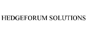 HEDGEFORUM SOLUTIONS