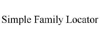 SIMPLE FAMILY LOCATOR