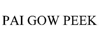 PAI GOW PEEK