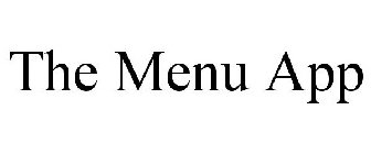 THE MENU APP