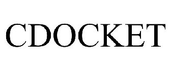 CDOCKET